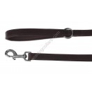 Ace Comfy Matching Leather Lead with PADDED Leather Handle ~ length 44" ::BROWN::